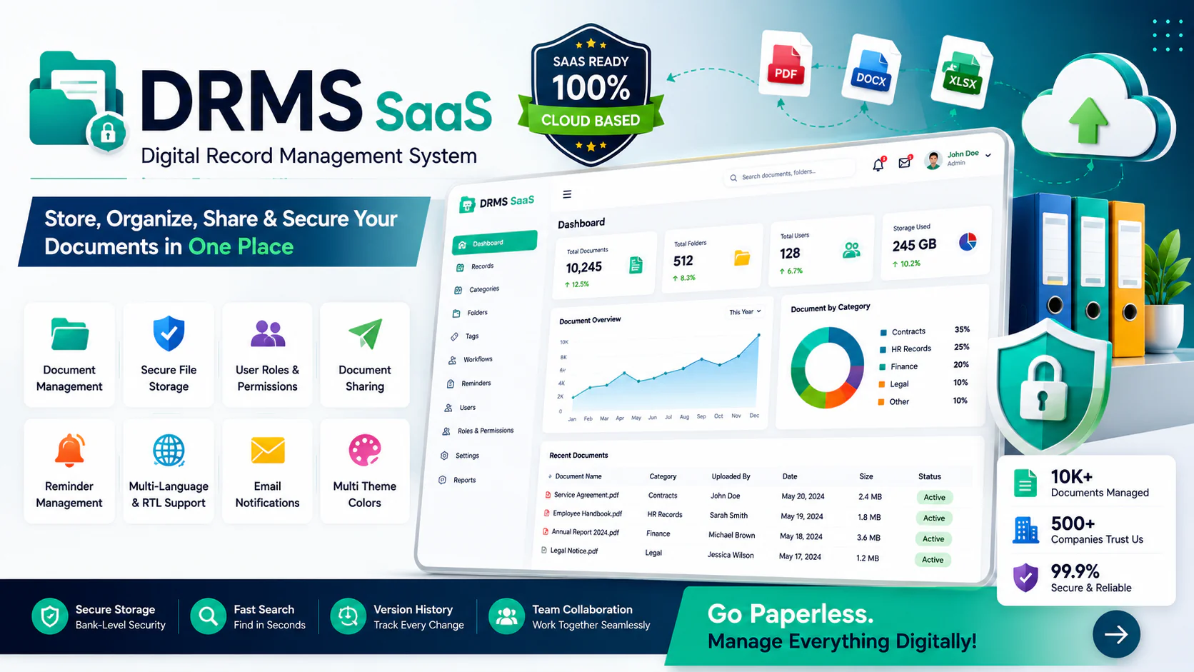 DRMS SaaS - Digital Record Management System
