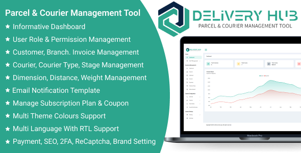 Delivery Hub SaaS - Parcel & Courier Management Tool