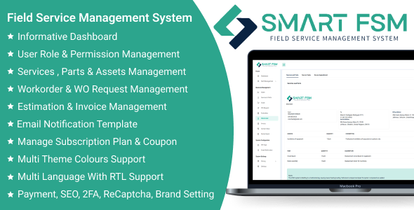 Smart FSM SaaS - Field Service Management System