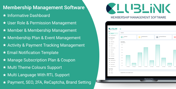 Clublink SaaS - Membership Management Software