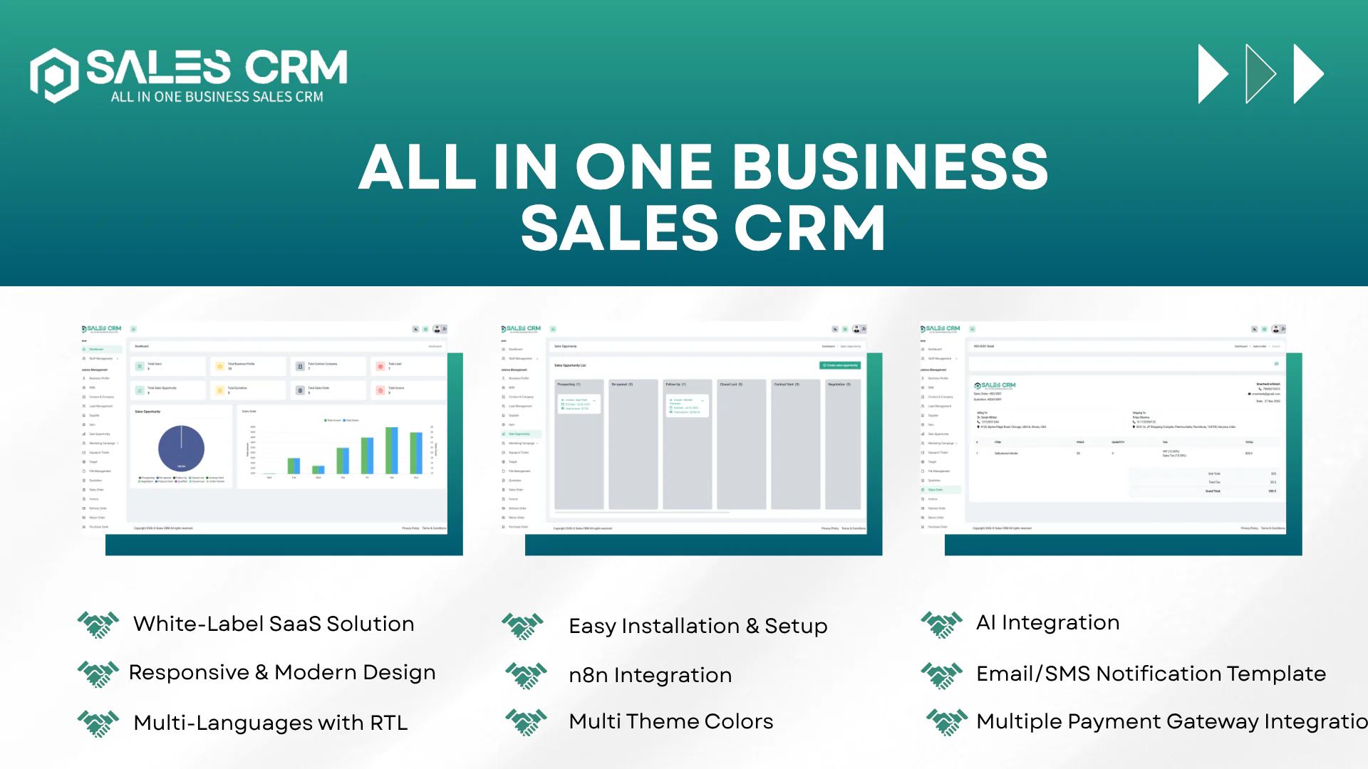 All in One Business Sales CRM