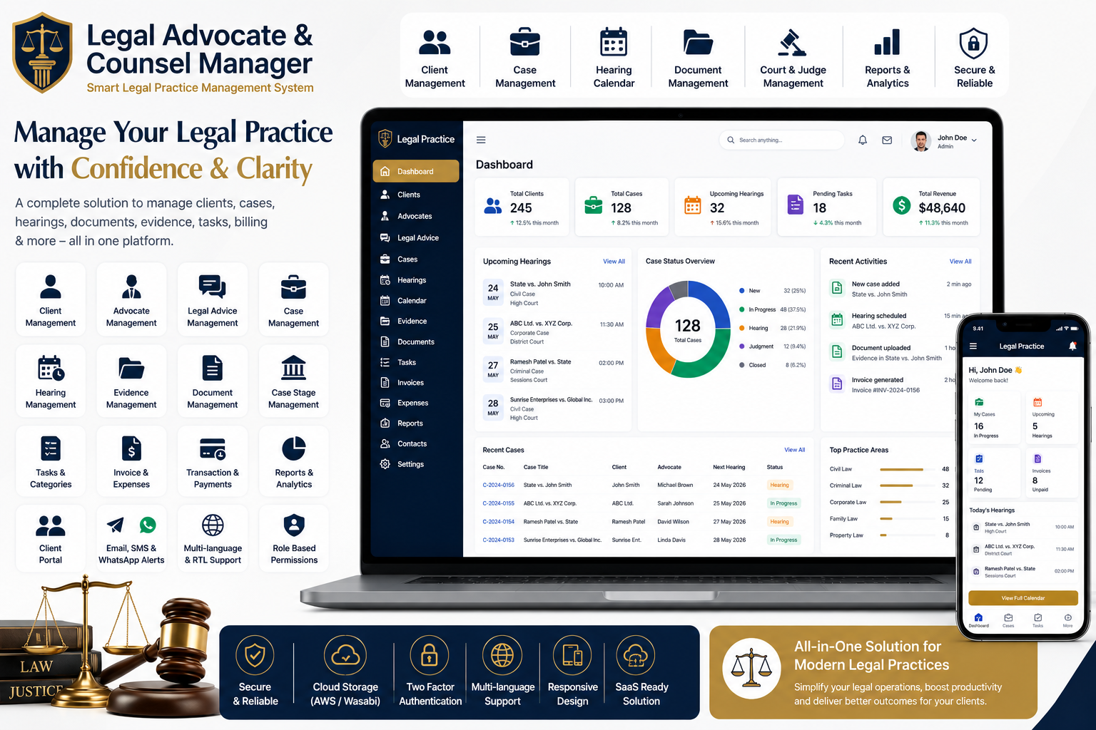 Legal Advocate & Counsel Manager: Complete Guide to Legal Practice Management Software